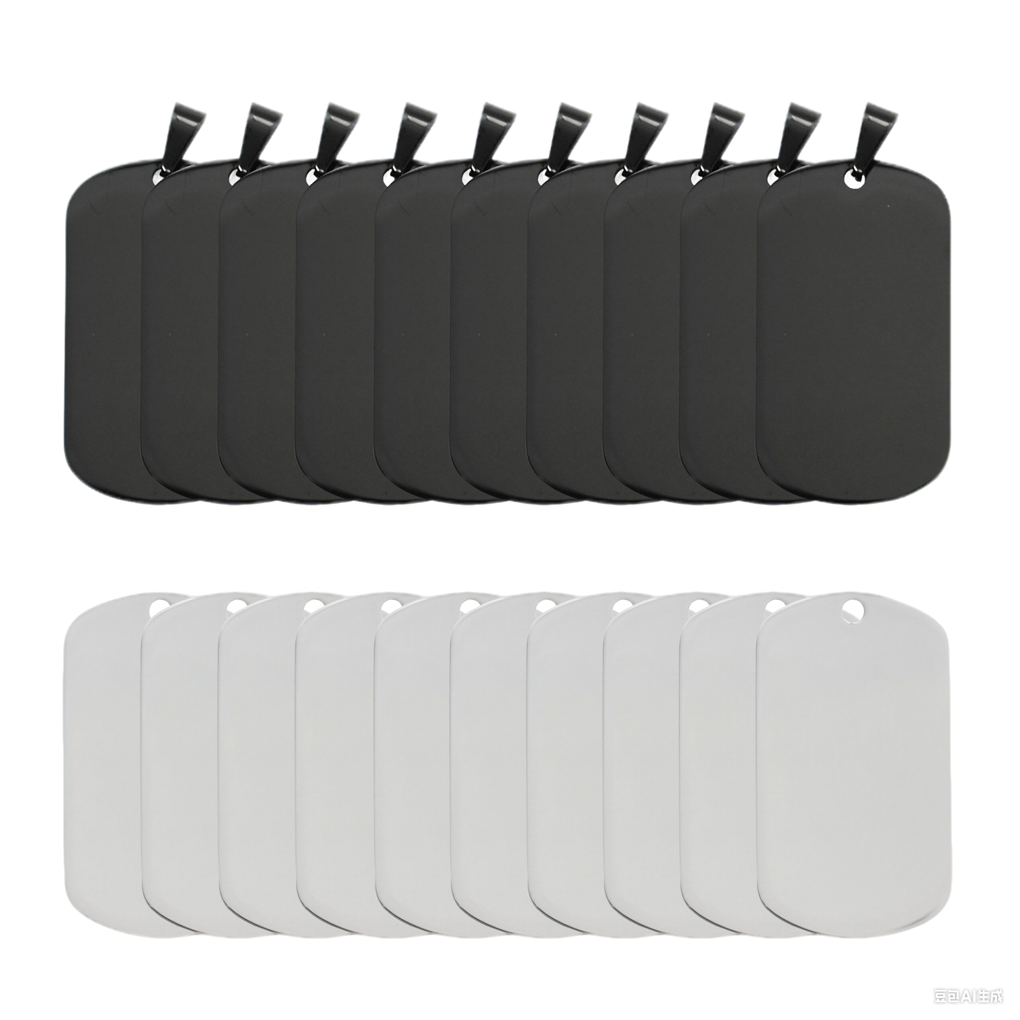 ComMarker Mirror Stainless Steel Pendants (10pcs)