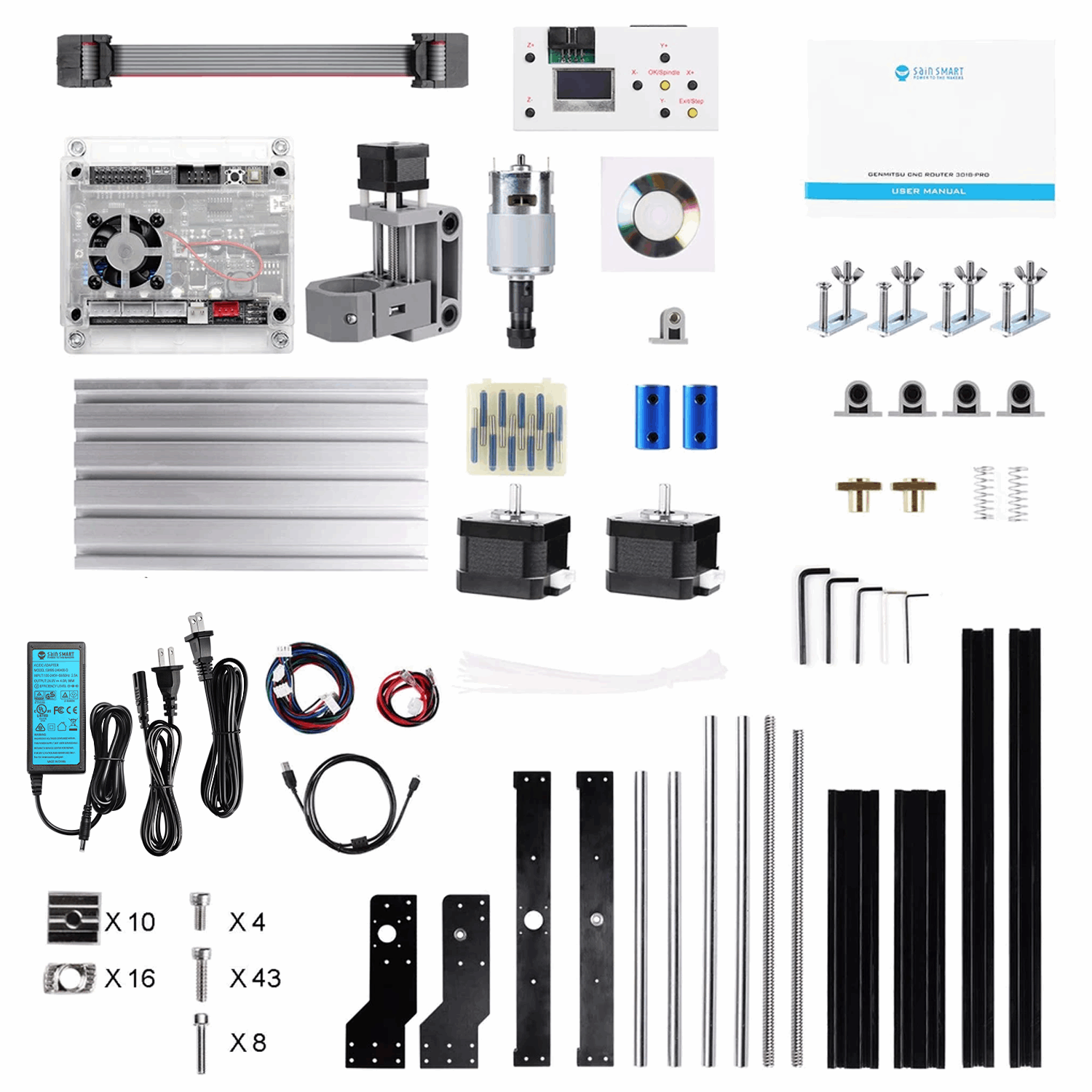 3018-PRO Desktop CNC Router DIY Kit SainSmart.com