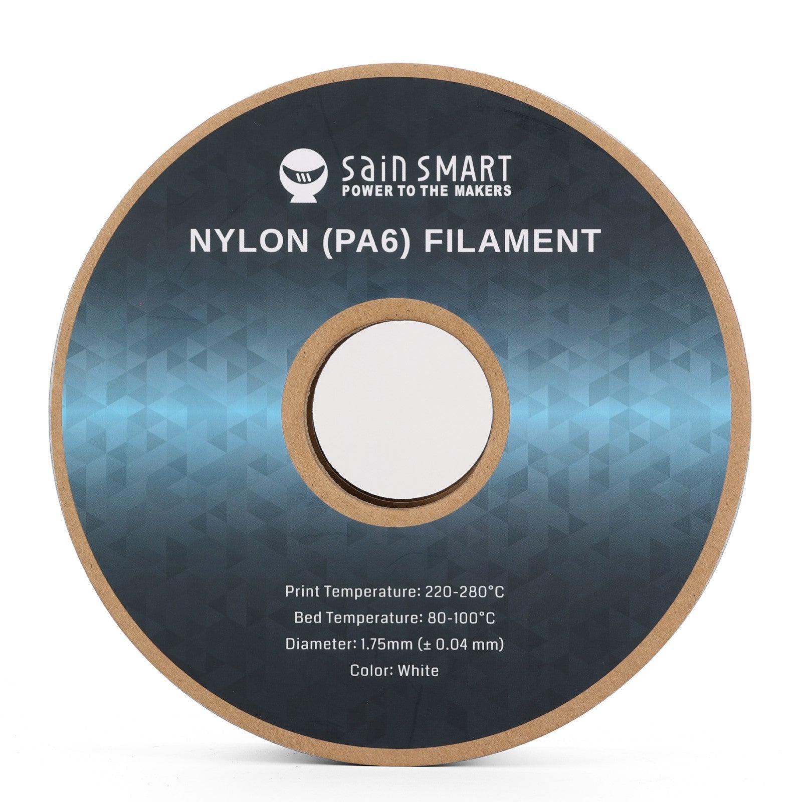 PA6 Nylon Filament 1.75mm, 1kg, Accuracy +/- 0.04 mm SainSmart.com