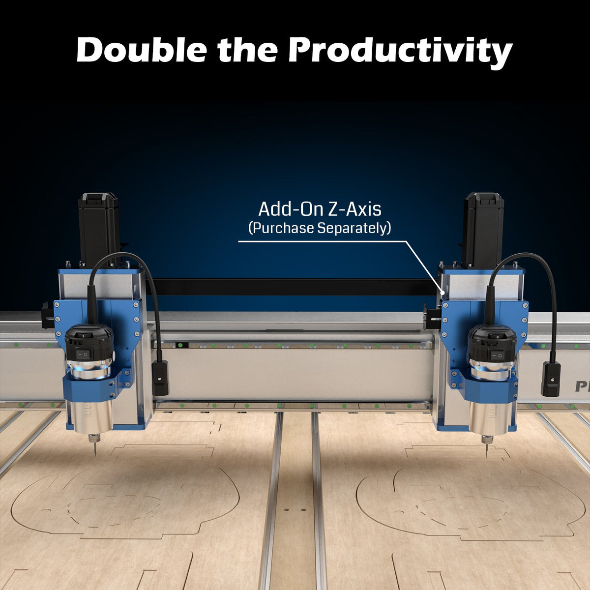 Genmitsu PROVerXL 4×4 CNC Router – Industrial-Scale CNC with 1300 × 1300 mm Work Area SainSmart.com