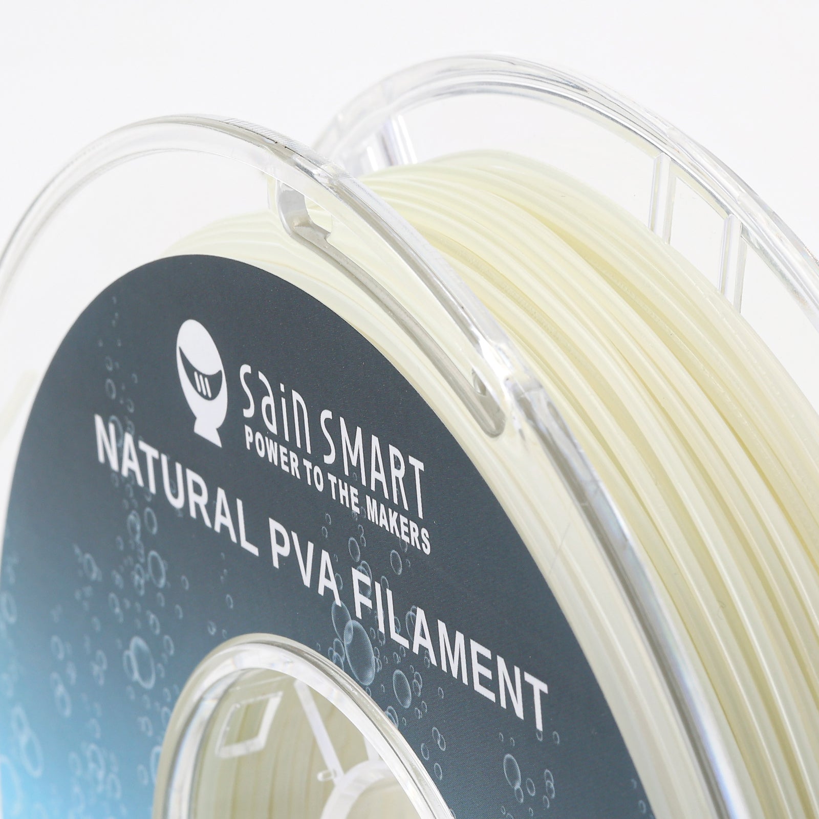Natural PVA Dissolvable Filament, Water Soluble Support 1.75mm, 0.5kg/1.1lbs, Accuracy +/- 0.05mm SainSmart.com