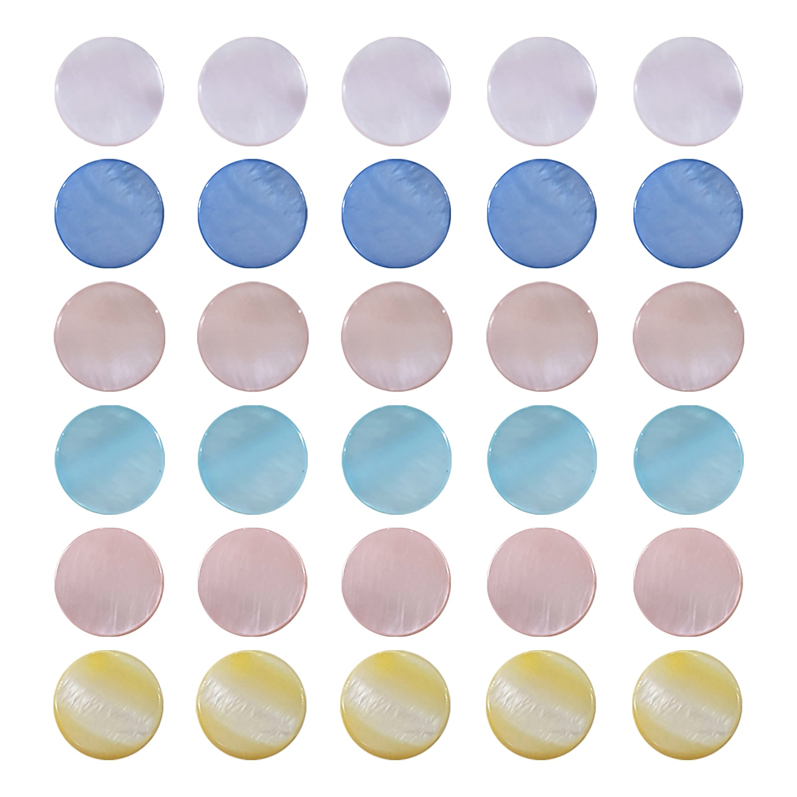 ComMarker 30mm Blank Natural Shell (30 pcs)