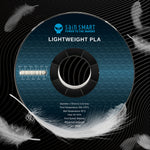 SainSmart LW-PLA Filament – Lightweight Active Foaming PLA, 1.75mm, 1kg (2.2 lb), Black or White SainSmart.com
