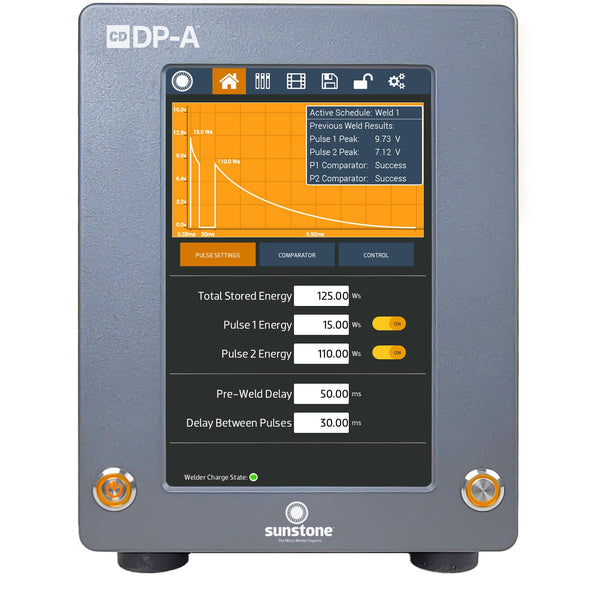 Micro Resistance - Advanced Dual Pulse CD Spot Welder - Manufacturing from Sunstone Welders