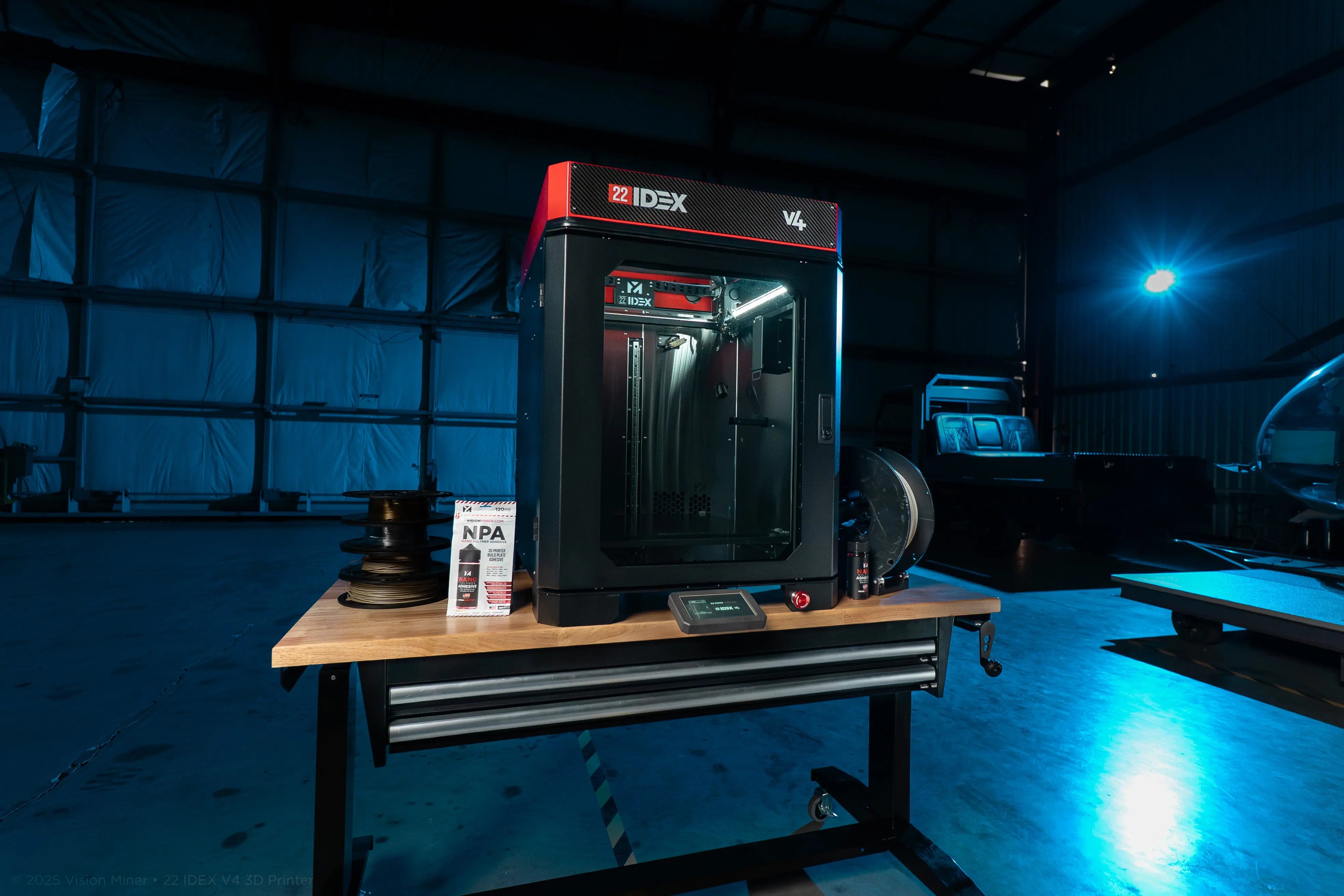 Vision Miner 22 IDEX V4 High-Temperature Industrial 3D Printer - 3D Printers from Vision Miner