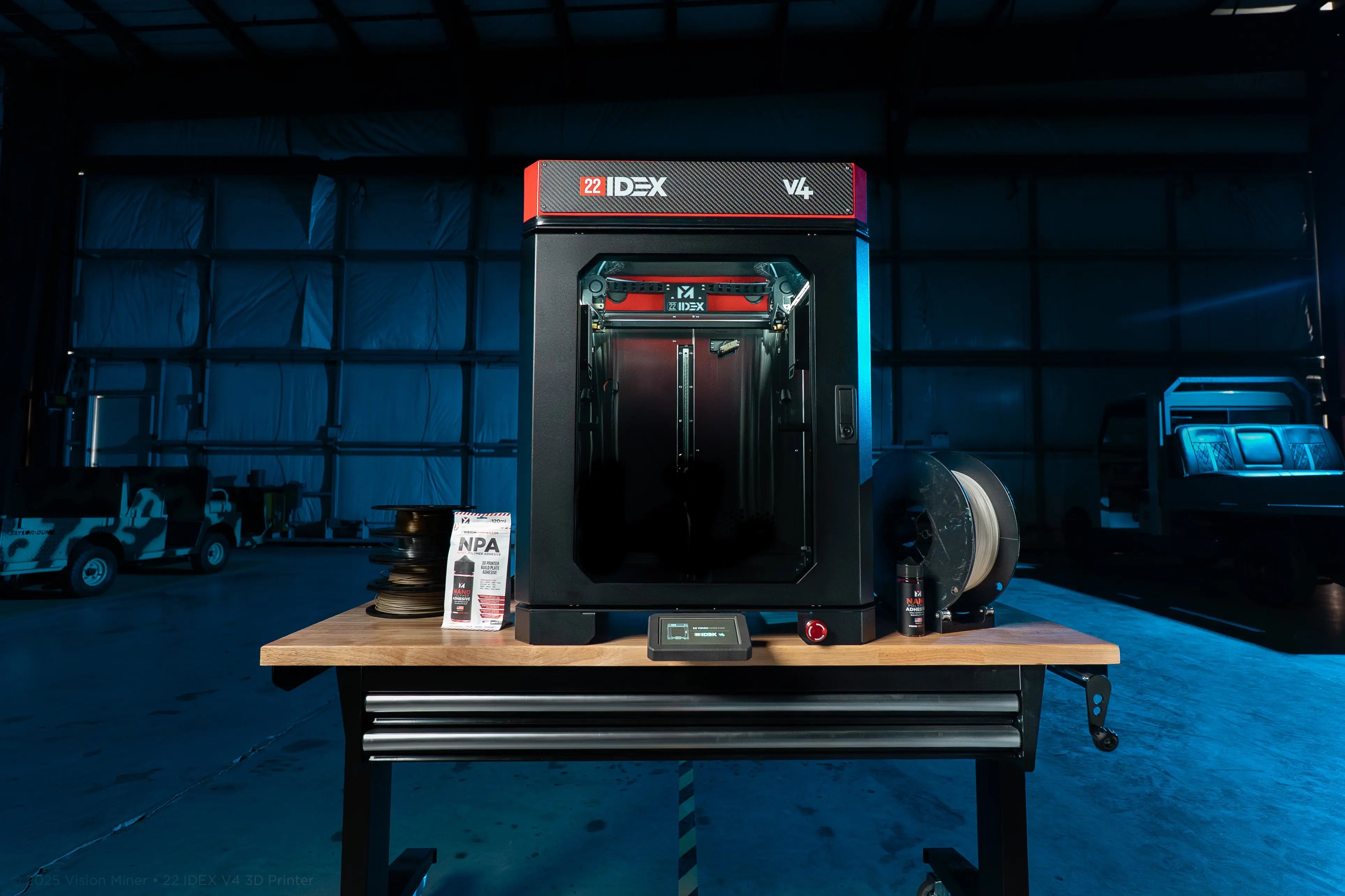 Vision Miner 22 IDEX V4 High-Temperature Industrial 3D Printer - 3D Printers from Vision Miner