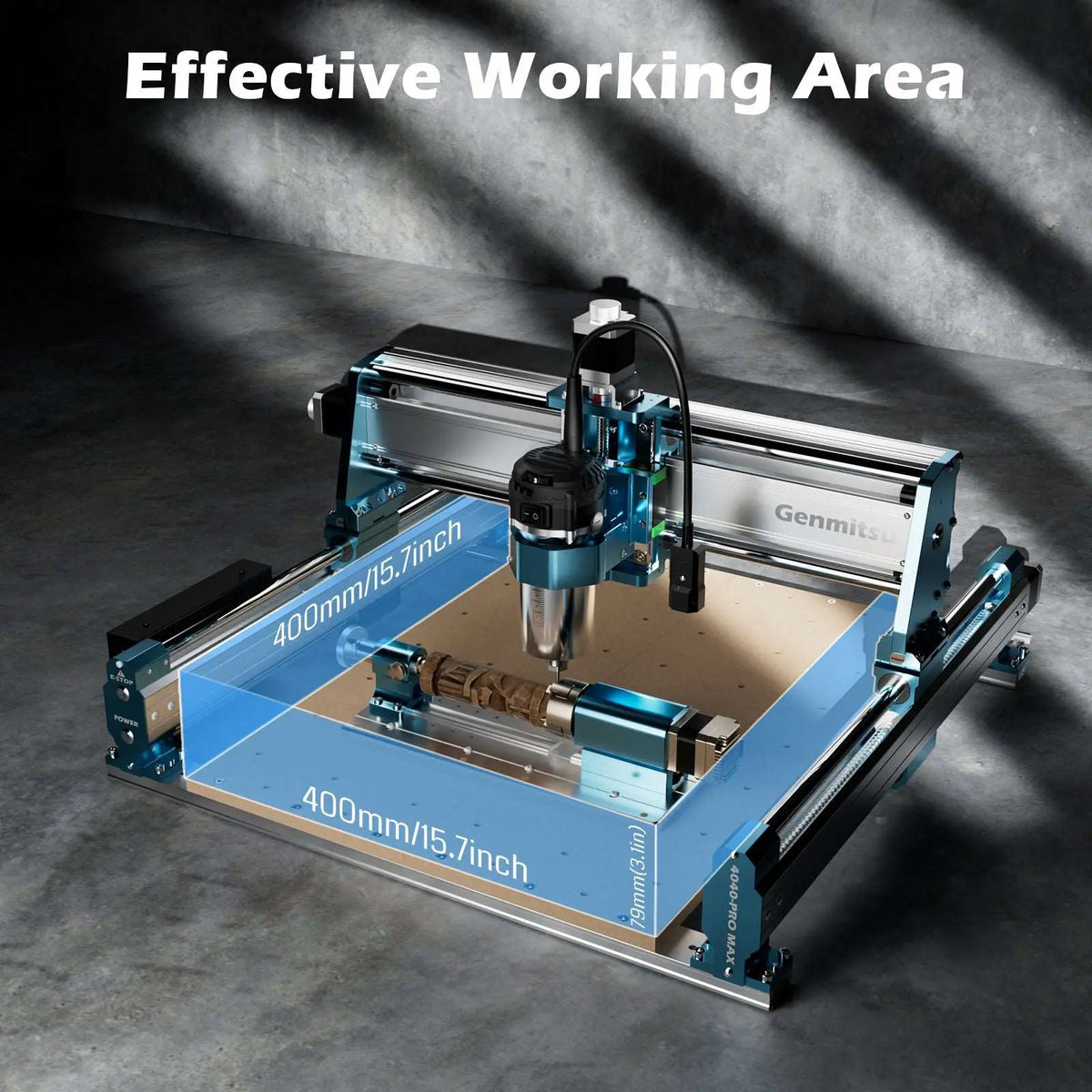 Genmitsu 4040-PRO Max CNC Router - 400×400 mm Work Area
