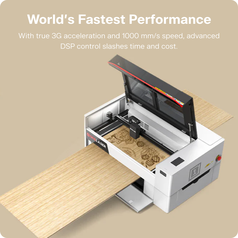 OneLaser XT™ Performance Desktop Laser Engraver (55W Glass) OneLaser