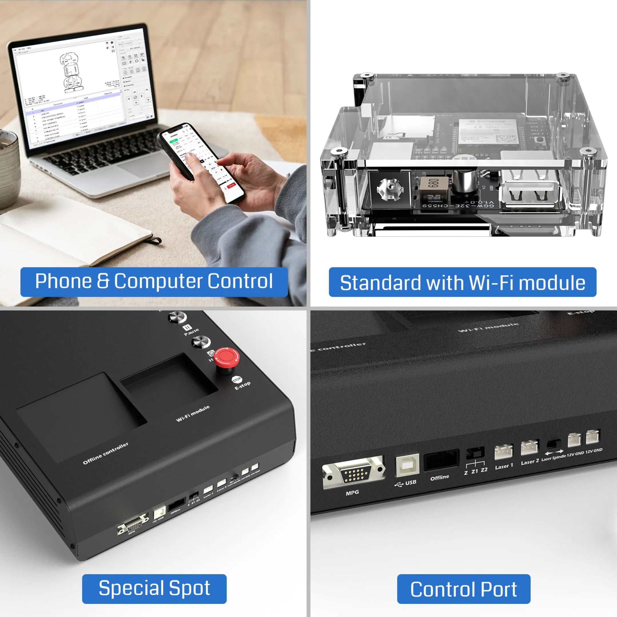 Genmitsu PROVerXL 2×2 CNC Router - 24" × 24" Work Area