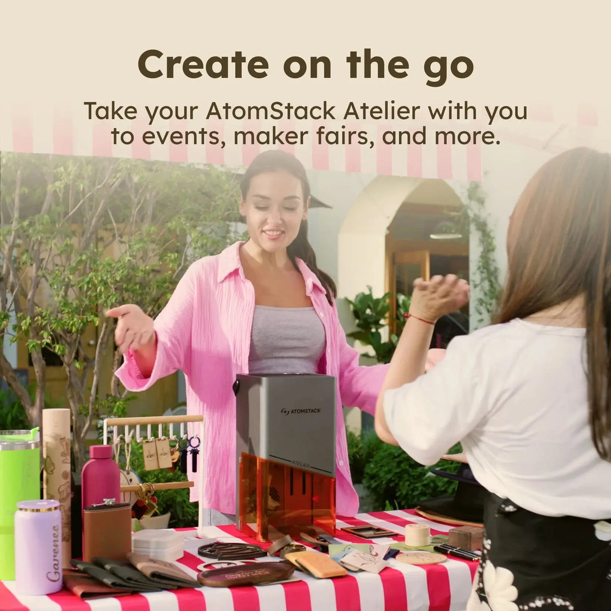 AtomStack Atelier Laser Engraver – 12W Diode Galvo - Craft Cutters & Embossers from AtomStack