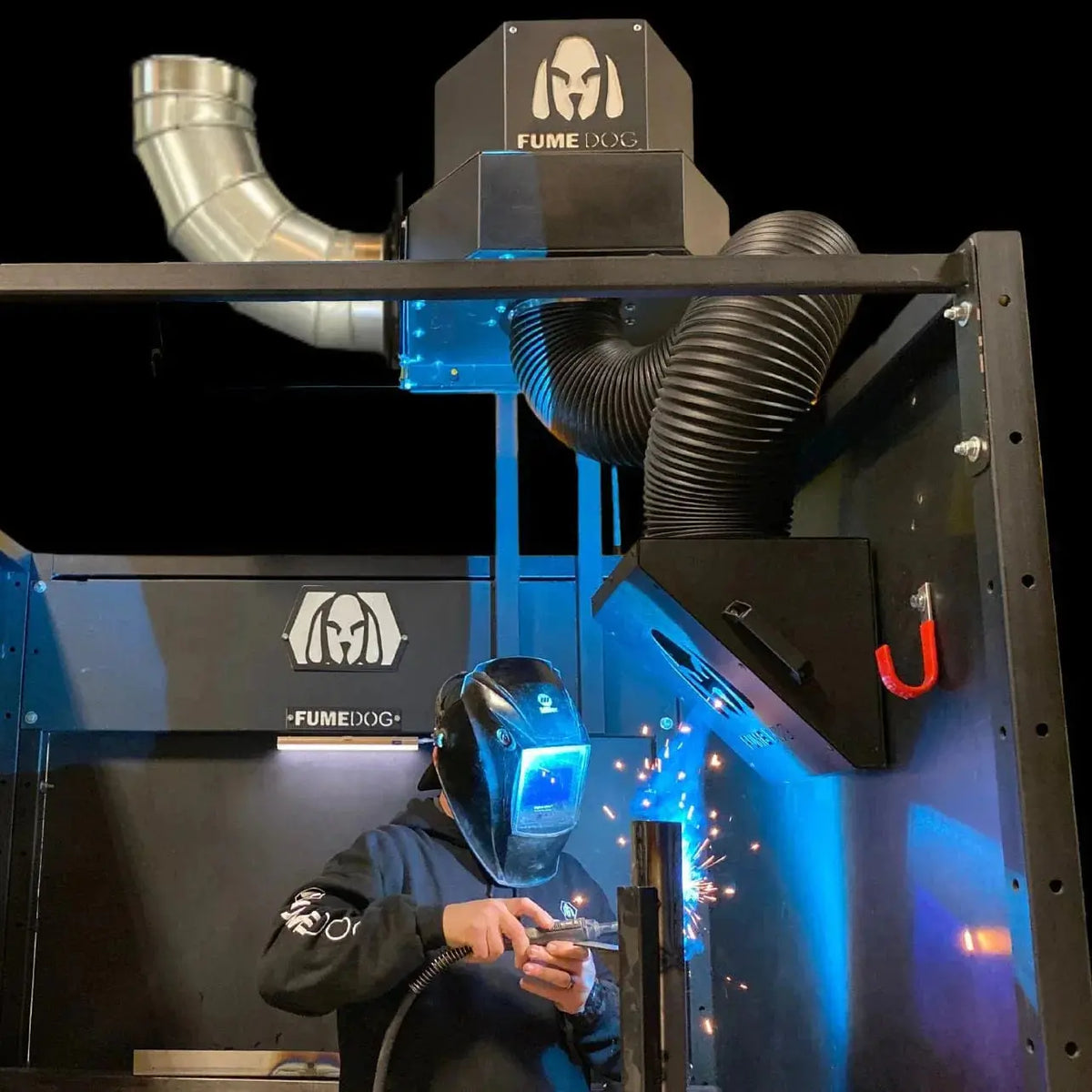 Fume Dog – Bulldog-EX-FLEX – Magnetic Wall-Mount Welding Fume Extraction / Exhaust System - Business & Industrial from Fume Dog