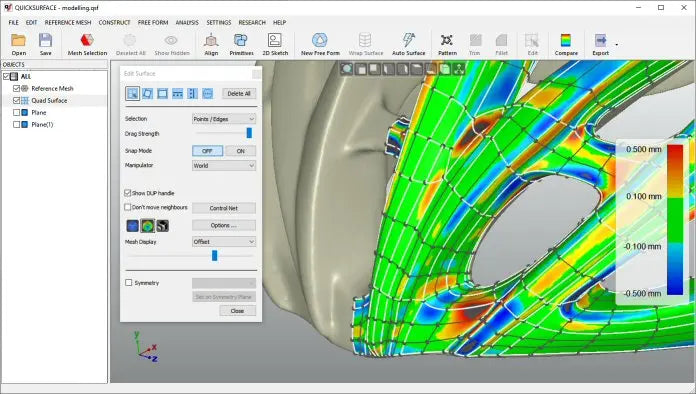 3DeVOK QUICKSURFACE Pro – 1-Year Subscription (Professional Reverse Engineering Software) - 3D Modeling Software from 3DeVOK