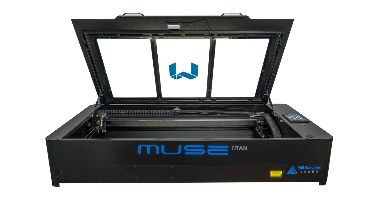 FSL Muse Titan – Large-Format CO₂ Laser Cutter & Engraver - Cutters from Full Spectrum Laser